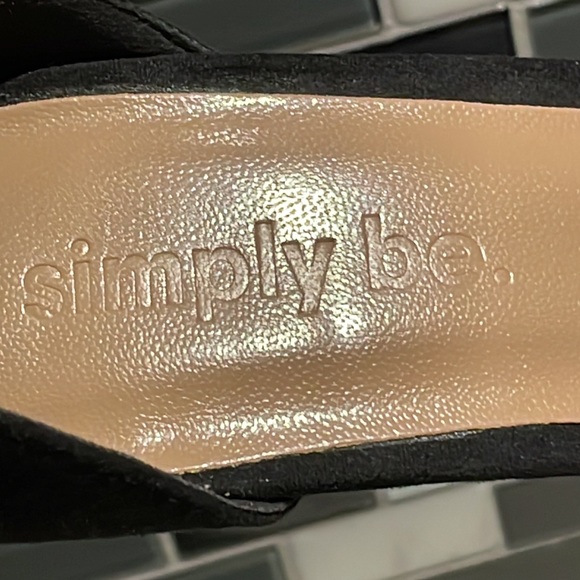 Simply be, wedge, suede sandals - Picture 8 of 9